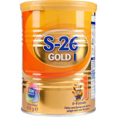 S 26 Gold No1 Βρεφικό Γάλα Σε Σκόνη Από Τη Γέννηση 400g