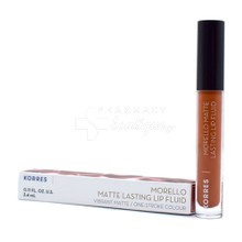 Korres Morello Matte Lasting Lip Fluid - 60 (Chestnut), 3,4ml