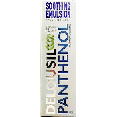 DELOUSIL Panthenol Soothing Emulsion Face and Body Γαλάκτωμα Προσώπου & Σώματος, 200ml