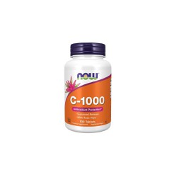 Now Vitamin C With Rose Hips 1000mg Effective Antioxidant That Protects Body Cells 100 tablets