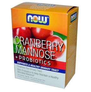 Now Foods Cranberry Mannose + Probiotics - Αντιμετ