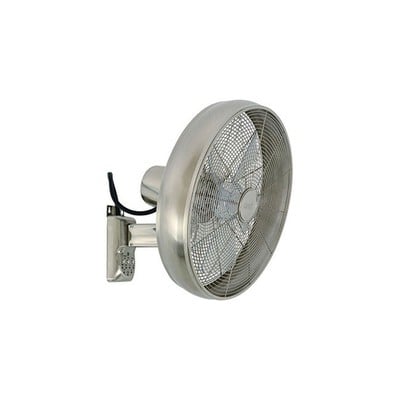 Wall Mounted Fan Breeze Brushed 61 Silver Lucci Ai