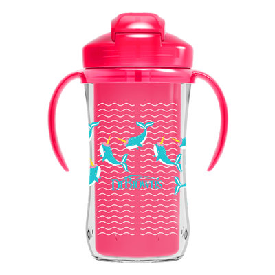 Dr Brown's Cup Thermos with Straw Pink 12m + 300ml