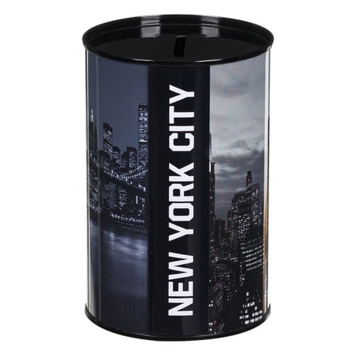 Arkë kursimi metalike "New York City" 8x13 cm