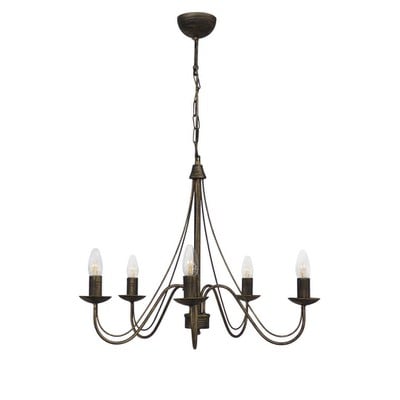 Pendant Light Chandelier Metal Bronze S-11