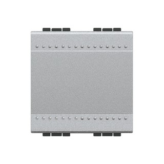 Livinglight Switch A/R 16Α 2 Modules Aluminium NT4