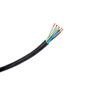 Flexible Cable 7x2.5 Black HO5VV-F