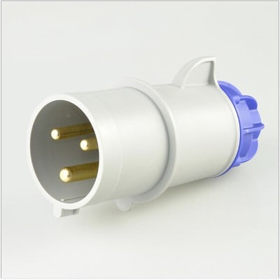 Industrial Type Plug Single Phase Male 3Χ32A 2P+Ε 