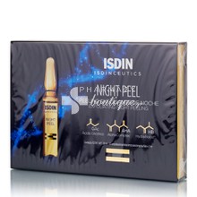 ISDIN Night Peel Exfoliating Night Peeling - Ορός Απολέπισης Νυκτός, 10 αμπούλες x 2ml