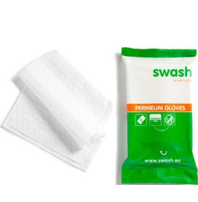 Swash Perineum Gloves Waterless Patient Cleaning G