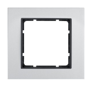 Berker R.Classic Πλαίσιο 1 Θέσης White Aluminium 1