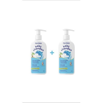 FREZYDERM Πακέτο Baby Shampoo Απαλό Βρεφικό Σαμπουάν, 300ml + Δώρο Baby Shampoo 300ml