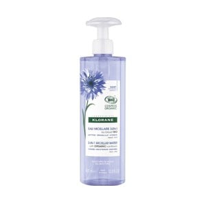 Klorane Bleuet Micellar Water for Face Eyes, 400ml