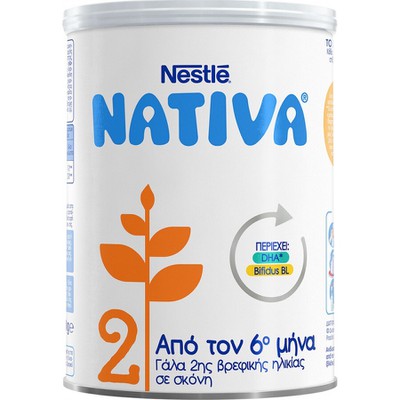 NATIVA No2 Βρεφικό Γάλα Σε Σκόνη 400g