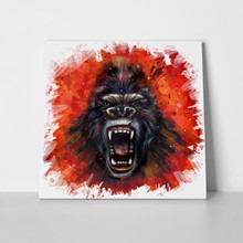 Kong monkey angry digital painting 435948379 a