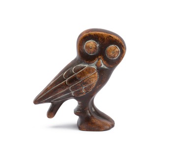 Ceramic owl – small brown