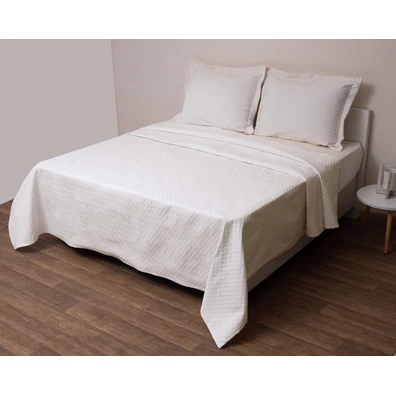 Κουβέρτα Polycotton Ημίδιπλη 170x260 Δήλος Εκρού