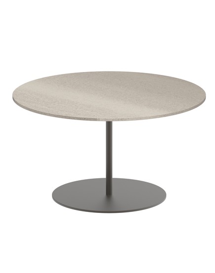 BUTLER SIDE TABLE WITH CERAMIC TOP D75xH40cm