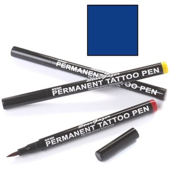 15611-10 SEMI-PERMANENT TATTOO PEN BLUE