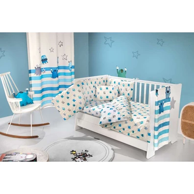 Σετ 3τμχ Βρεφική Προίκα Monsters Blue Saint Clair 