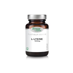 Power Health Platinum Range L Lysine 500mg Συμπλήρωμα Διατροφής Με Λυσίνη Για Την Πρόληψη Του Επιχείλιου Έρπητα 30 κάψουλες