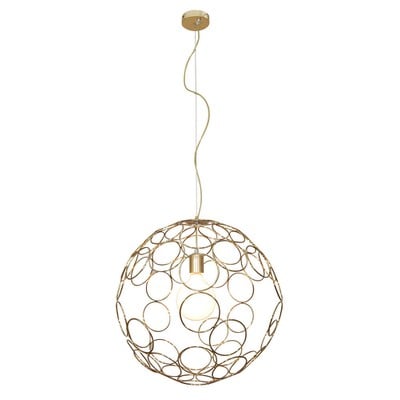 Pendant Light Hl-3589-M Aline Gold Φ60 Metal Handm