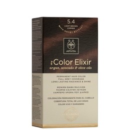 Apivita My Color Elixir 5.4 Βαφή Μαλλιών Καστανό Ανοιχτό Χάλκινο