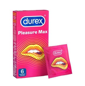 Durex Pleasuremax Με ραβδώσεις και Κουκίδες, 6τμχ