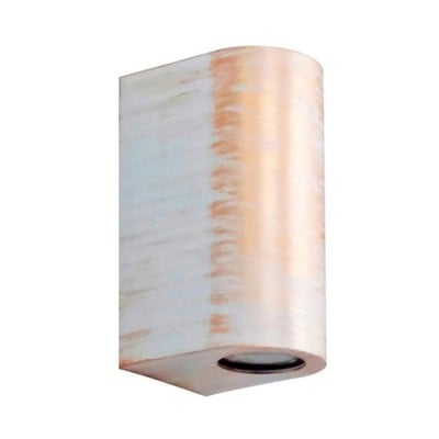 Wall Spot Light 2xGU10 Up-Down Cylinder Bronze-Whi