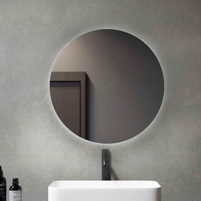 Καθρέπτης μπάνιου LED στρογγυλός Φ60cm