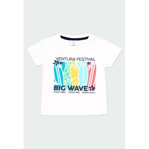 Boboli Knit T-Shirt "Surfing" For Baby Boy(324054)