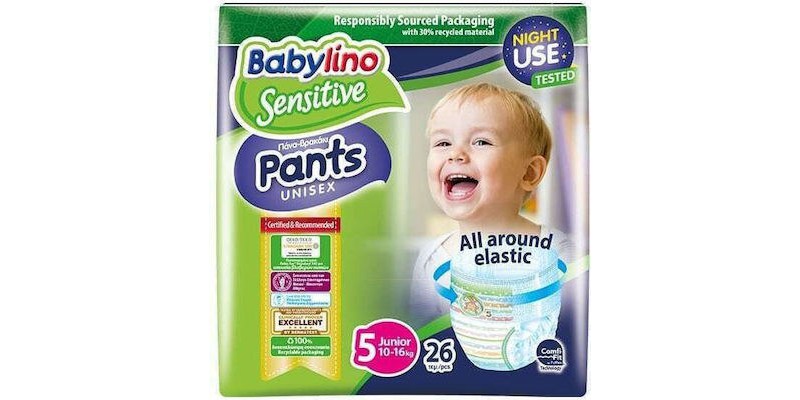 Babylino Sensitive Pants extra grande, 138 pañales braguita talla 6 (15+kg)  : : Moda