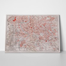 Vintage map rome city 98315558 a