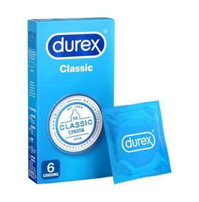 Durex Classic Προφυλακτικά Ευκολοφόρετα, 6 Τεμάχια