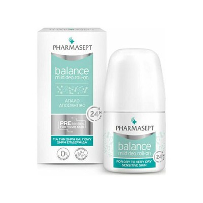 Pharmasept Balance Mild Deo Roll-On Απαλό Αποσμητικό για Ευαίσθητες Επιδερμίδες 50ml