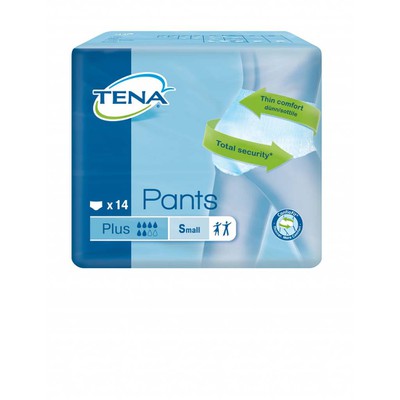 TENA Pants Plus Προστατευτικά Εσώρουχα Ακράτειας Μέγεθος Small x14 Τεμάχια