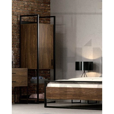 Metallic Wardrobe 60x55x190cm Kouppas No3