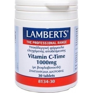 LAMBERTS Vitamin C-Time 1000mg 30ταμπλέτες
