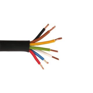 Flexible Cable 7x1.5 Black (H05VV-F)