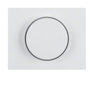 Berker R.Classic Rotary Dimmer Plate White 1135700