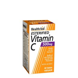 Health Aid Esterified Vitamin C 500mg Βιταμίνη C με Μορφή Ασκορβικού Ασβεστίου, 60tabs