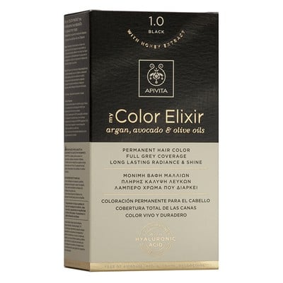 Apivita Βαφή Μαλλιών My Color Elixir No1,0 Φυσικό 