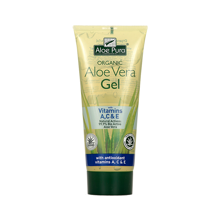 Organic Aloe Vera Gel with Vitamin A, C & E