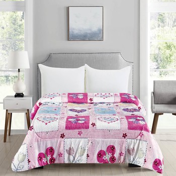 Κουβερτοπάπλωμα Μονό (160x220) Springtime Pink Home Style