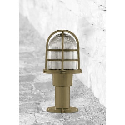 Brass Short Column Light Νο651 E27 Ip64 100W