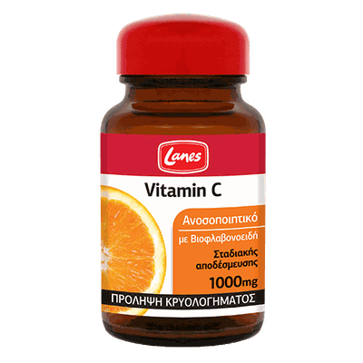 Lanes Vitamin C 1000mg With Bioflavonoids 30 Swall