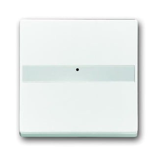 Bell Push Button Plate with Label White 1764 NLI-8