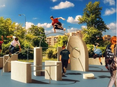 Η πρώτη 3D-printed παιδική χαρά για παρκούρ βρίσκεται στην Τσεχία
