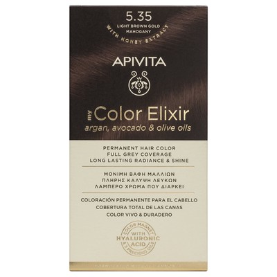Apivita My Color Elixir 5.35 Hair Dye Brown Light 