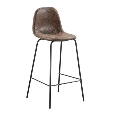 Metallic-PU Chair  grey